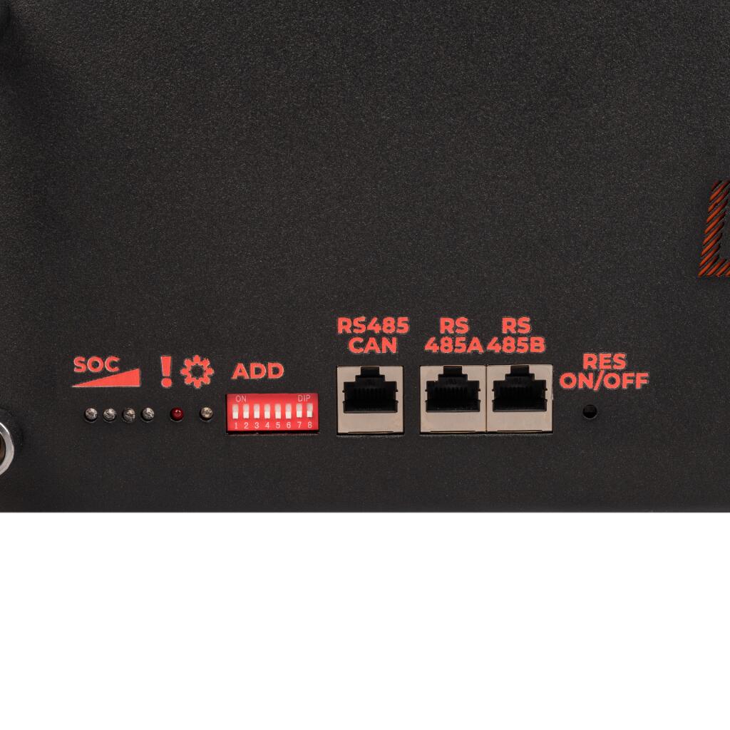 Акумулятор LP LiFePO4 51,2V - 100 Ah (5120Wh) (BMS SP 100A/50А) RM RS485/CAN BL - Зображення 6