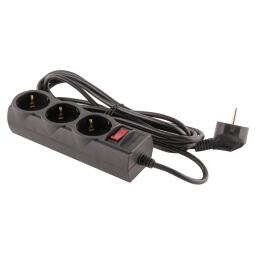Сетевой фильтр LP-X3 3 м Black