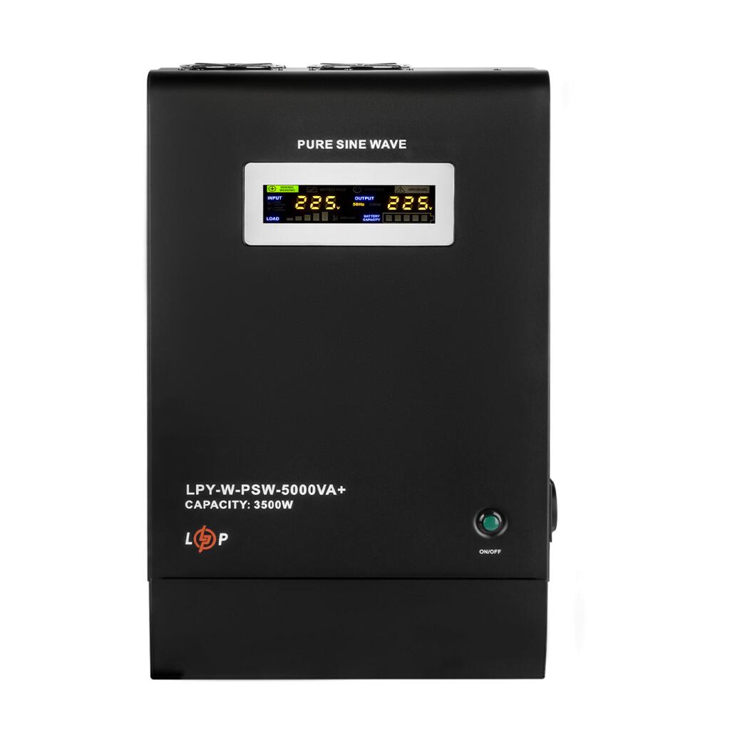 Комплект резервного питания для котла ИБП + литиевая (LiFePO4) батарея (UPS W5000VA + АКБ LiFePO4 1160W) - Изображение 3