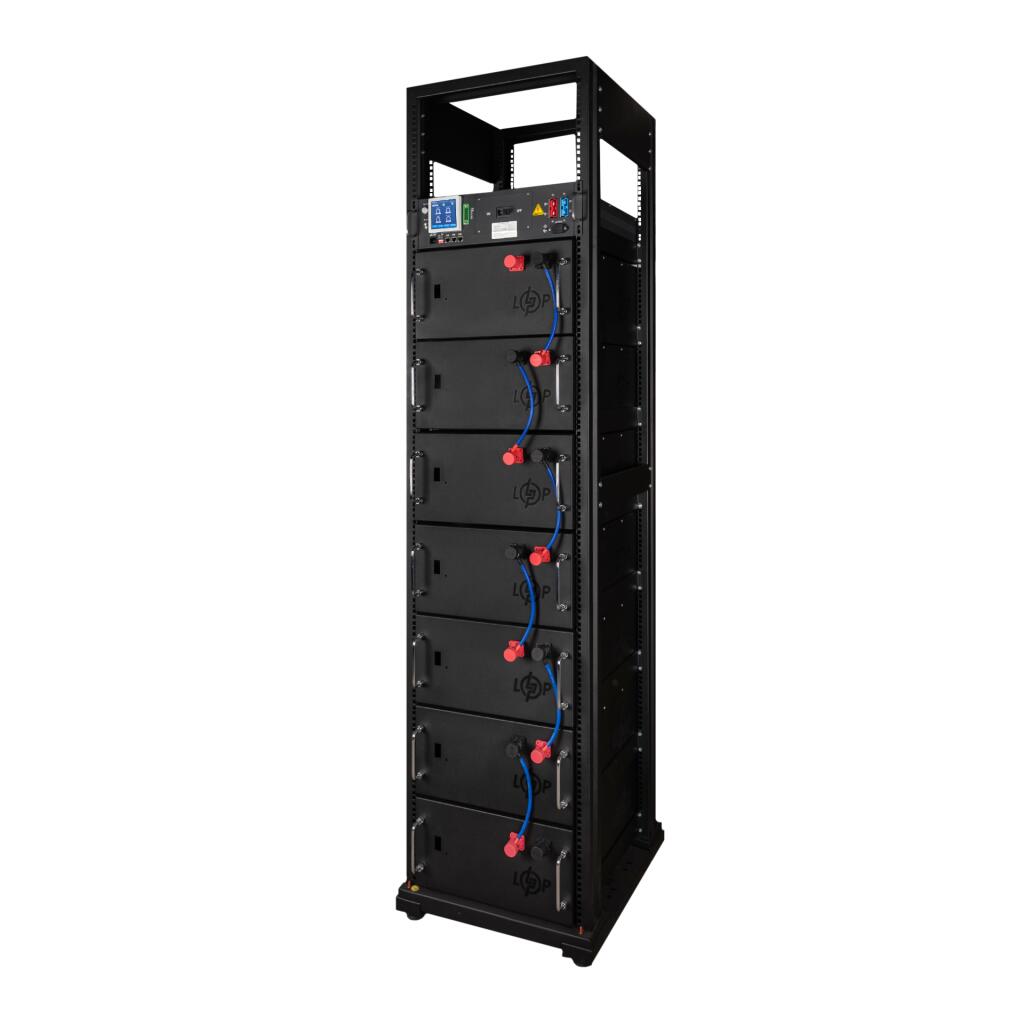 Высоковольтный аккумулятор LP LiFePO4 Battery HVM 358,4V 280Ah (100352 Wh) BMS 125А AB Lrack black - Изображение 2