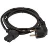 Кабель питания 220V LP CEE 7/4 C13 - 1.2 м 3x0.5 мм2 (прямой угол) - Изображение 1