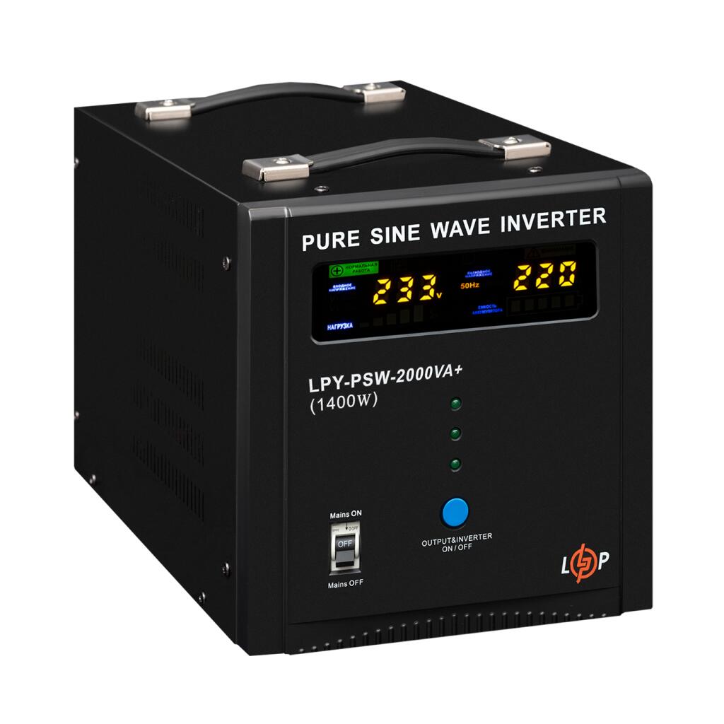 ИБП LogicPower LPY-PSW-2000VA+ (1400Вт) 10A/20A с правильной синусоидой 24V - Изображение 3