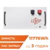 Акумулятор LP LiFePO4 51,2V - 230 Ah (11776Wh) (BMS JK 200A/100A) RM WH - Зображення 2