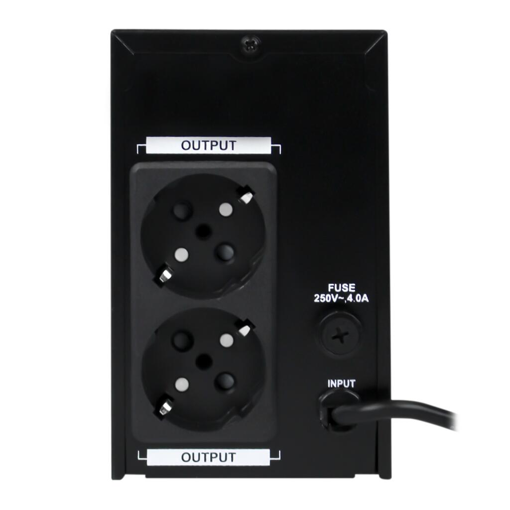 Комплект ИБП LP-650VA (390Вт) + сетевой фильтр PREMIUM LP-X5 2 м Black (3520Вт) - Изображение 4