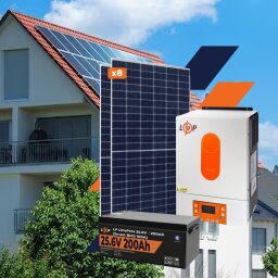 Оборудование для солнечной электростанции (СЭС) Премиум 4 kW АКБ 5,1kWh LiFePO4 200 Ah 