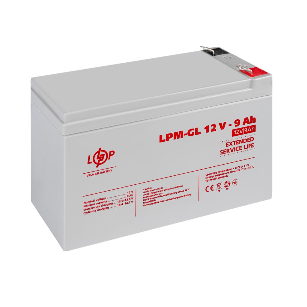 Аккумулятор гелевый LPM-GL 12V - 9 Ah 6563 0.0☆ Купить