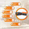 Комплект резервного живлення LogicPower B1500 Black + літієва (LiFePO4) батарея 2560Wh - Изображение 3