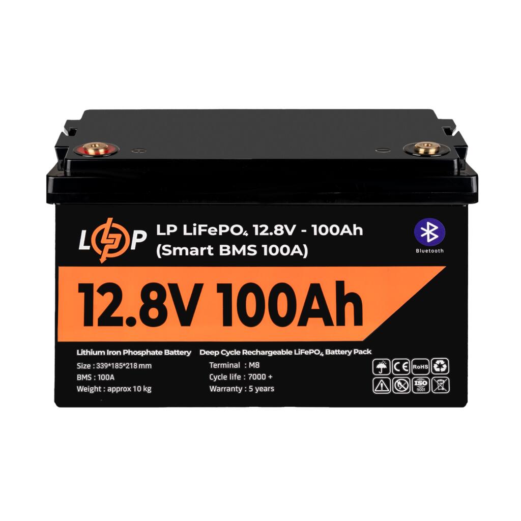 Аккумулятор LP LiFePO4 12V (12,8V) - 100 Ah (1280Wh) (Smart BMS