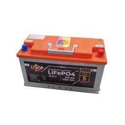 Акумулятор для автомобіля літієвий LP LiFePO4 (+ праворуч) 12,8V - 100 Ah (1280Wh) null