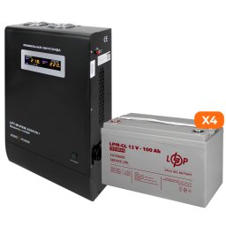 Комплект резервного питания ИБП + гелевая батарея (UPS W3000 + АКБ GL 5600W) null
