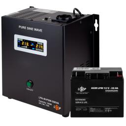 Комплект резервного питания для котла LogicPower ИБП + AGM батарея (UPS A500 + АКБ AGM 270W)