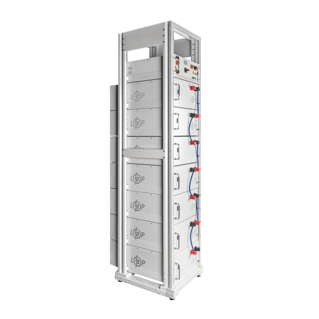 Высоковольтный аккумулятор LP LiFePO4 Battery HVM 358,4V 280Ah (100352 Wh) BMS 125А AB Lrack white - Изображение 5