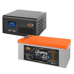 Комплект резервного питания LogicPower ИБП 1600W + литиевая (LiFePO4) батарея 7168Wh