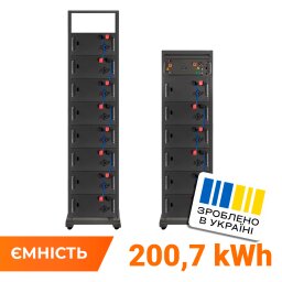 Высоковольтный аккумулятор LP LiFePO4 Battery HVM 716,8V 280Ah (200704 Wh) BMS 160А P AB Lrack black