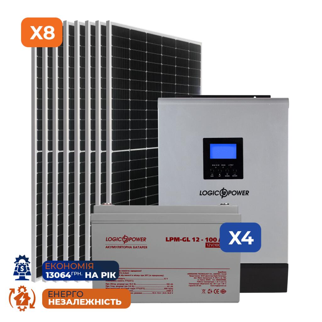 Комплект СЭС 5кВт АКБ Gel 100 Ah - Изображение 3
