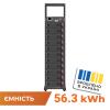 Акумулятор LP LiFePO4 Battery HVM 563,2V 100Ah (56320 Wh) BMS 125А AB Lrack black - Зображення 1