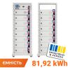 Высоковольтный аккумулятор LP LiFePO4 Battery HVM 819,2V 100Ah (81920 Wh) BMS 160А P AB Lrack white - Изображение 1