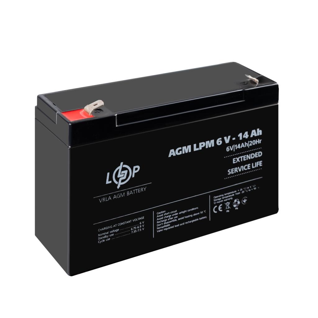 Распродажа (4160) Аккумулятор AGM LPM 6V - 14 Ah 09/23 - Изображение 4