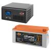 Комплект резервного живлення LogicPower ДБЖ 1000W + літієва (LiFePO4) батарея 29440 Wh - Зображення 1