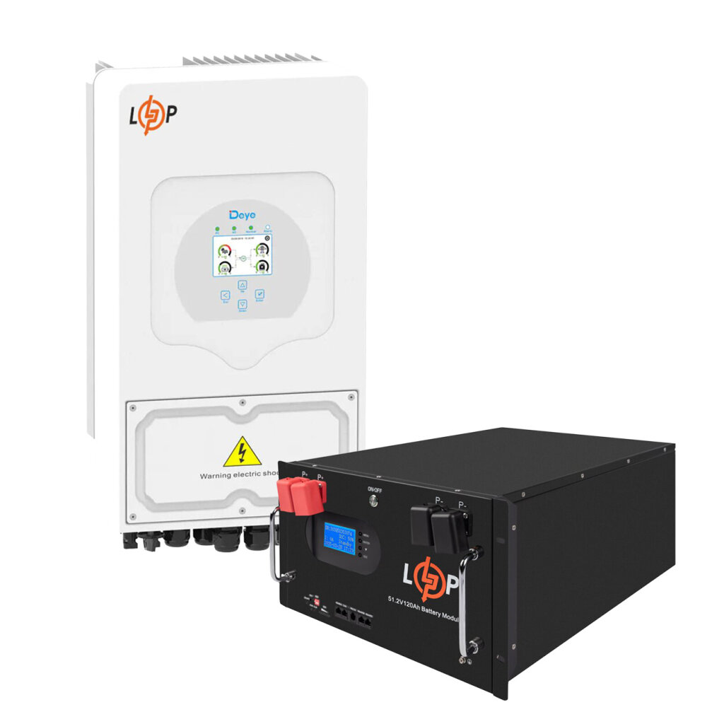 Комплект резервного питания LogicPower 6000W + литиевая (LiFePO4) батарея 11776Wh - Изображение 1
