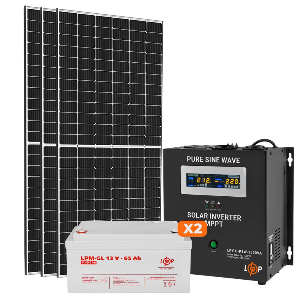 Солнечная электростанция (СЭС) Стандарт 1kW АКБ 1.5kWh Gel 65 Ah - Изображение 2