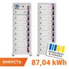 Високовольтний акумулятор LP LiFePO4 Battery HVM 870,4V 100Ah (87040 Wh) BMS 160А P AB Lrack white - Зображення 1