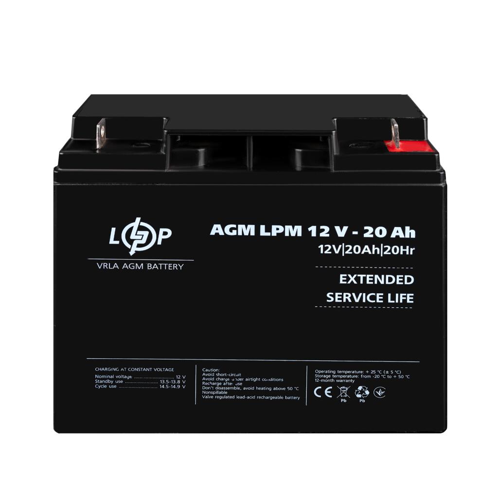 УЦ Аккумулятор AGM LPM 12V - 20 Ah - Изображение 2