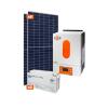 Обладнання для сонячної електростанції (СЕС) Стандарт 4 kW АКБ 3,6kWh MGel 150 Ah - Зображення 2