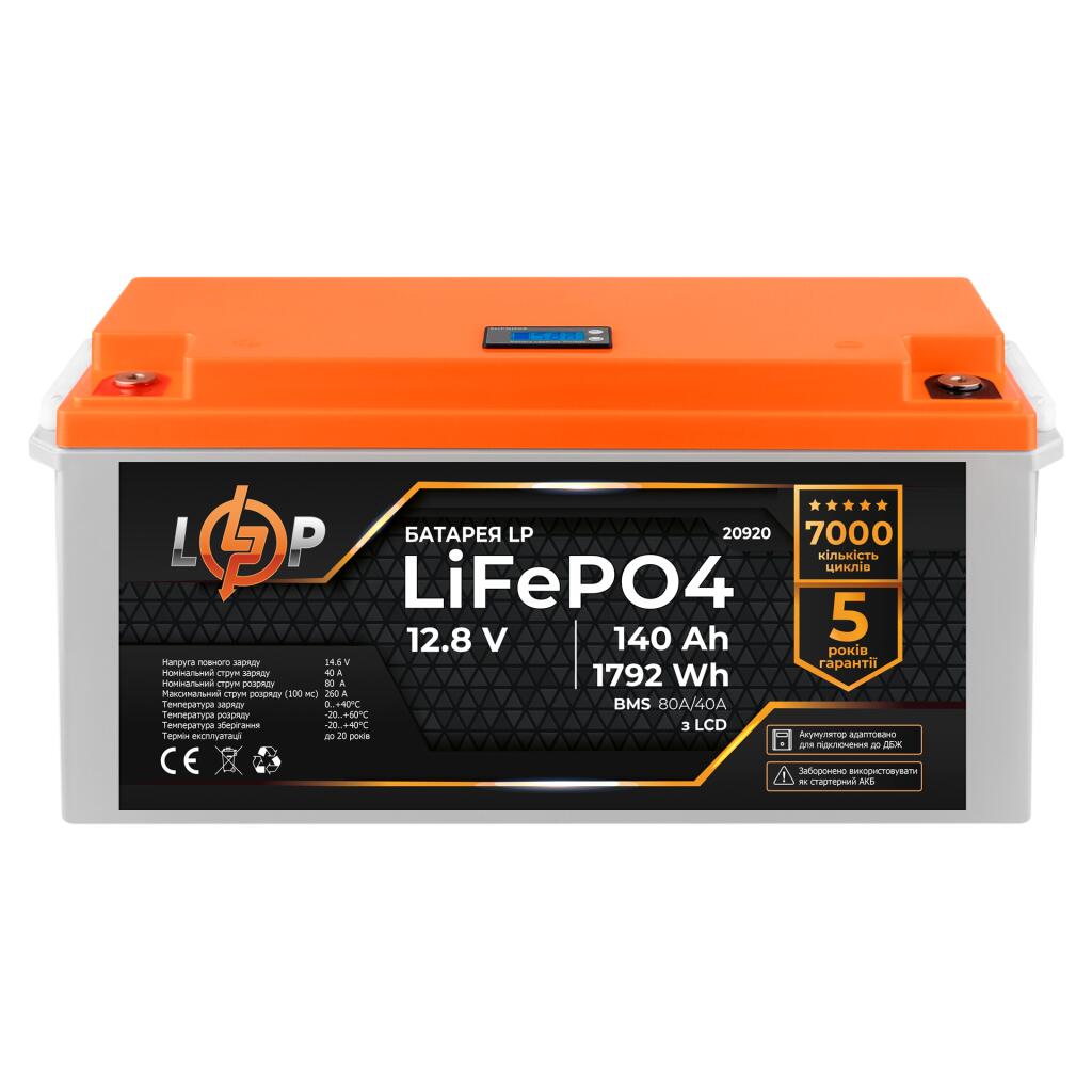 Комплект резервного питания LP (LogicPower) ИБП + литиевая (LiFePO4) батарея (UPS В1500+ АКБ LiFePO4 1792W) - Изображение 5