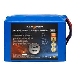 Аккумулятор LP LiFePO4 BYD 24V - 75 Ah (BMS 60A/30A)