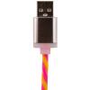 Кабель USB - Lightning 1м Y-P(силикон) желто-розовый / Retail - Изображение 3