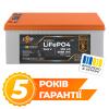 Акумулятор LP LiFePO4 для ДБЖ LCD 24V (25,6V) - 230 Ah (5888Wh) (BMS 80A/40A) пластик - Зображення 1