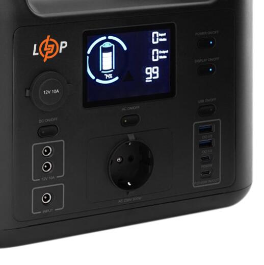 Многофункциональная портативная зарядная станция LP CHARGER 500 (500W, 518Wh) - Изображение 8