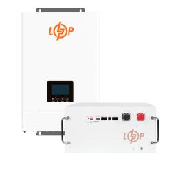 Комплект резервного питания LogicPower ИБП W6000 + литиевая (LiFePO4) батарея 14336 Вт·ч