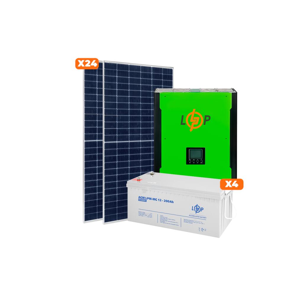 Солнечная электростанция (СЭС) Стандарт + GRID 3Ф 10kW АКБ 9.6kWh mGel 200 Ah - Изображение 2
