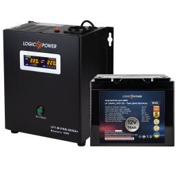 Комплект резервного питания для котла ИБП + литиевая (LiFePO4) батарея (UPS W500 + АКБ LiFePO4 960W)