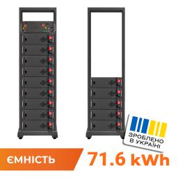 Высоковольтный аккумулятор LP LiFePO4 Battery HVM 716,8V 100Ah (71680 Wh) BMS 160А P AB Lrack black