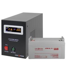 Комплект резервного питания для котла и теплого пола LogicPower ИБП + гелевая батарея (UPS B1000VA + АКБ GL 1440W)