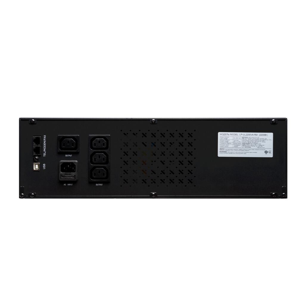 Источник бесперебойного питания (ИБП) LP-UL2200VA RM (rack mounts) (with battery) - Изображение 3