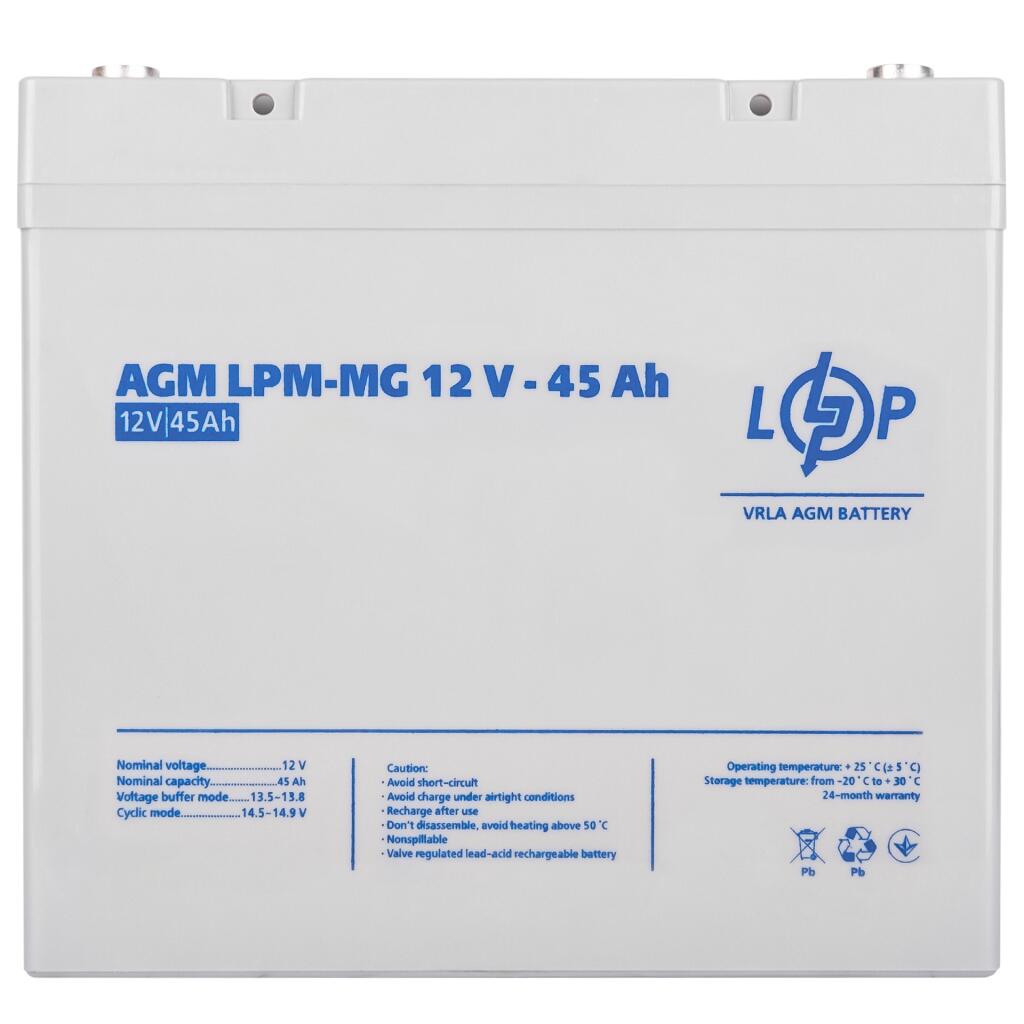 Комплект из двух аккумуляторных мультигелевых батарей для ИБП 12V 90Ah (45Ah + 45Ah) 1080Wh - Изображение 2