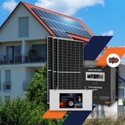 Солнечная электростанция (СЭС) Премиум 1.5kW АКБ 2.16kWh LiFePO4 90 Ah
