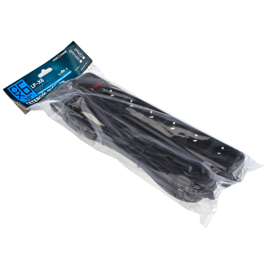 Сетевой фильтр LP-X6 10 м Black - Изображение 2