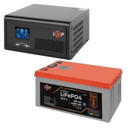 Комплект резервного питания LogicPowerИБП 1600W + литиевая (LiFePO4) батарея 4096Wh