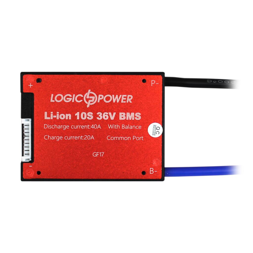 BMS плата (контроллер) LP Li-ion 36V 10S Dis 40A Ch 20A - Изображение 3