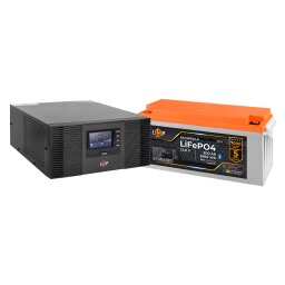 Комплект резервного питания LogicPower B1500 + литиевая (LiFePO4) батарея 2560Wh