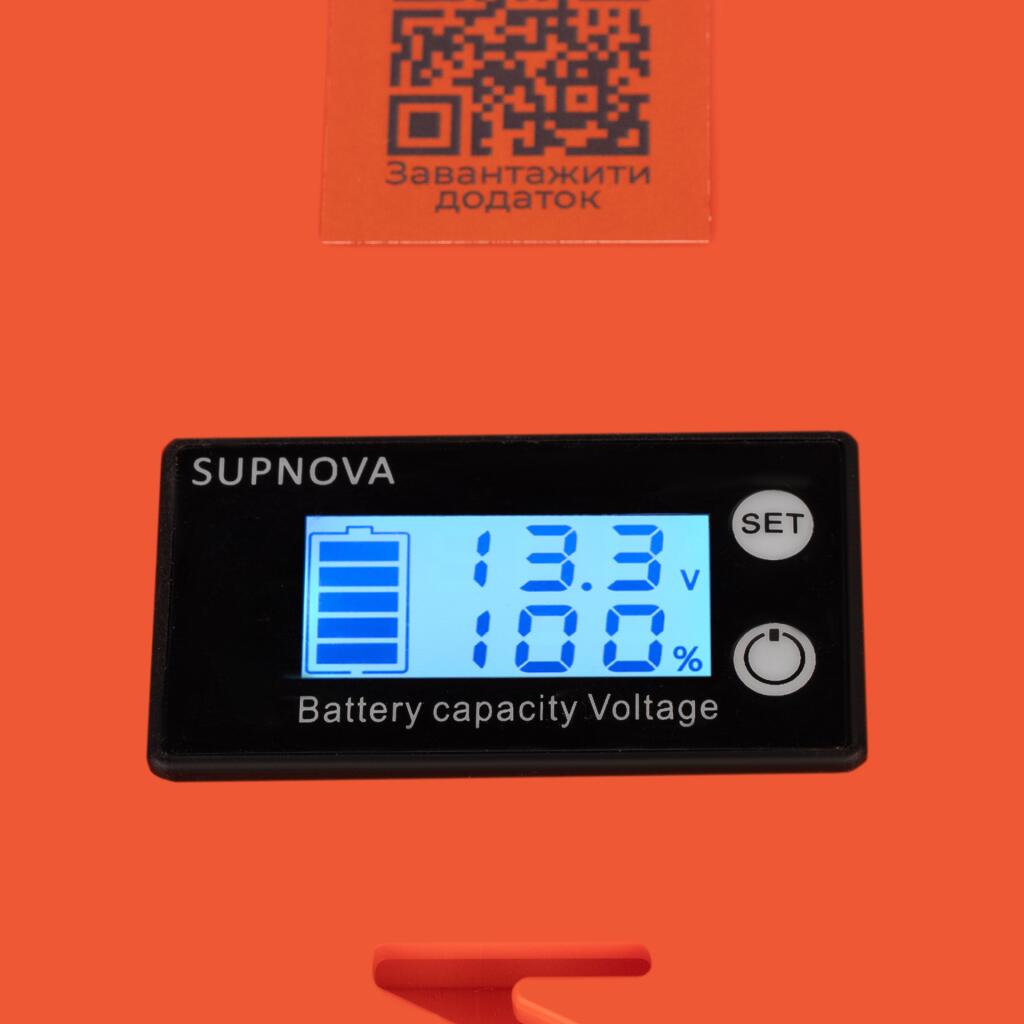 Акумулятор LP LiFePO4 12,8V - 32 Ah (410Wh) (BMS 40А/32A) пластик LCD Smart BT - Зображення 6