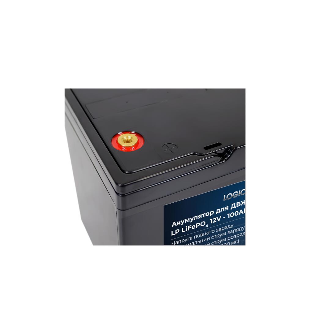 Аккумулятор LP LiFePO4 для ИБП 12V - 100 Ah (BMS 50A/25A) пластик - Изображение 5
