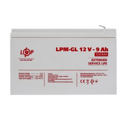 Акумулятор гелевий LPM-GL 12V - 9 Ah 
