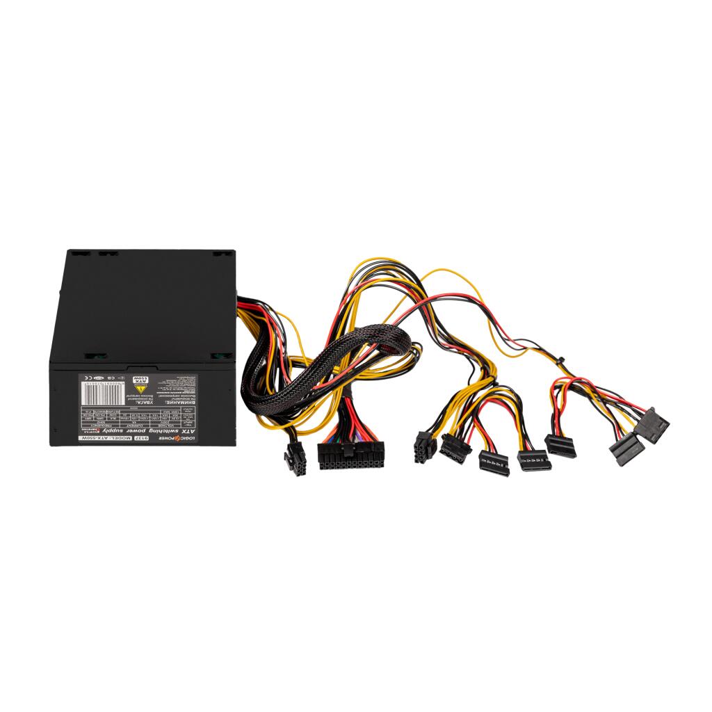Компьютерный блок питания ATX-550W, 12см, 4xSATA, PCI Dх2 6PIN 24 pin power - Изображение 7