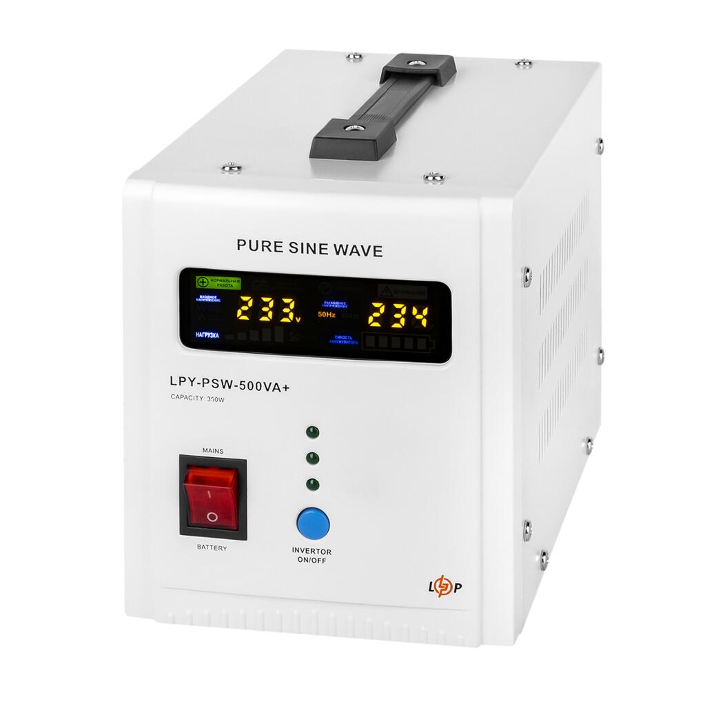 ИБП с правильной синусоидой 12V LPY-PSW-500VA+ (350Вт) 5A/10A - Изображение 4